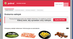 Desktop Screenshot of e-naklejki.pl